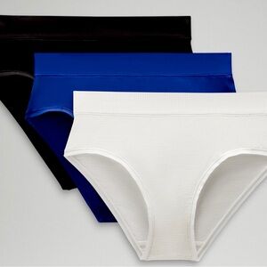 Lululemon UnderEase High-Rise Bikini Underwear 3 pack XL NWT